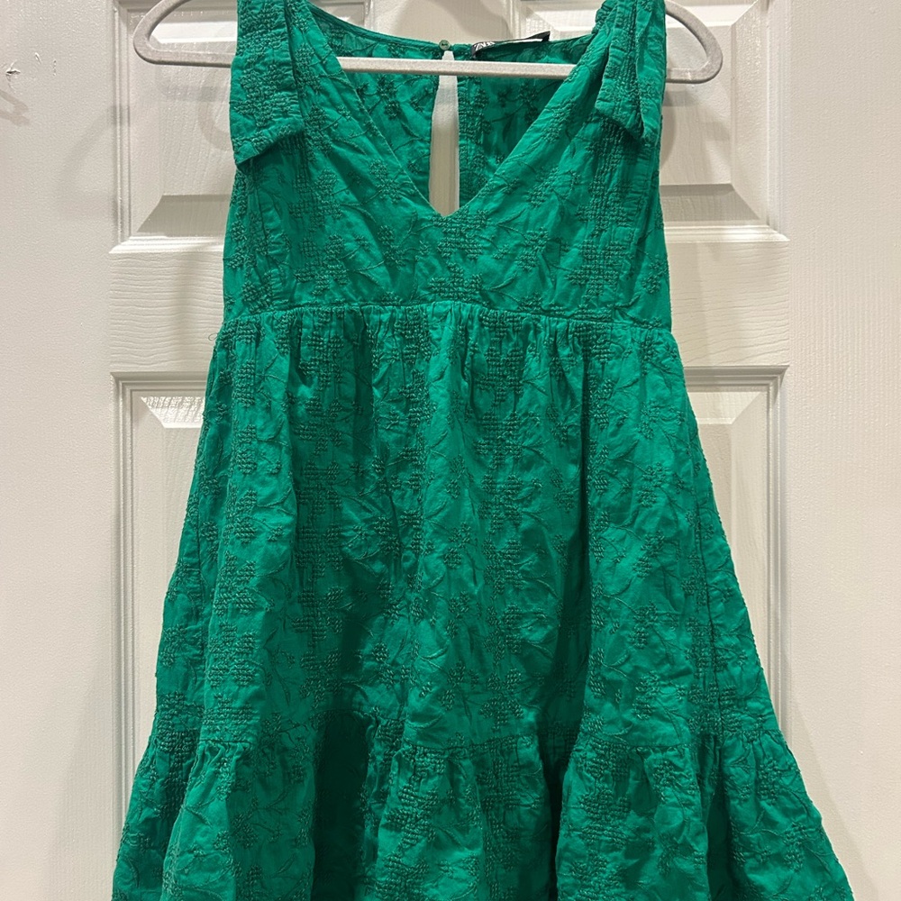 Zara Emerald Green Mini Dress